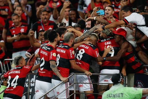 Jogadores Flamengo torcida