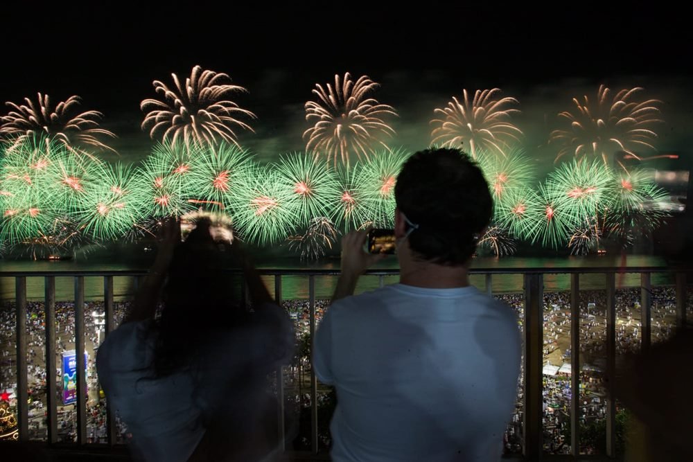 reveillon copacabana brasil virada ano fogos praia pandemia 4