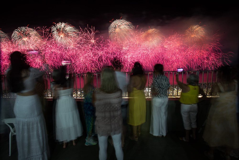 reveillon copacabana brasil virada ano fogos praia pandemia 4