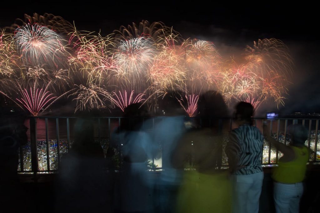 reveillon copacabana brasil virada ano fogos praia pandemia 4