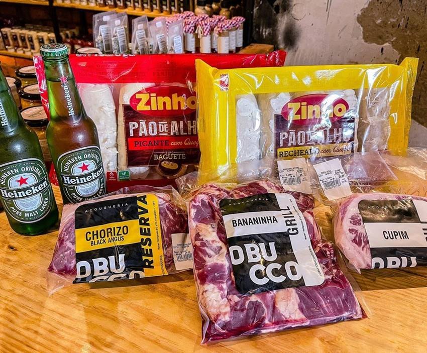 Carnes e opções para churrasco