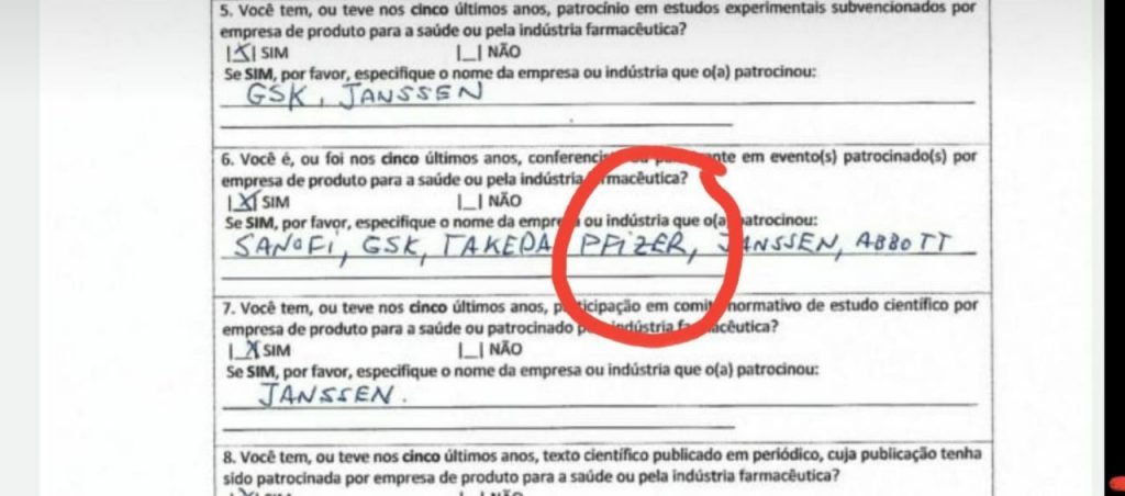 declaração de conflito de interesse Marco Safadi