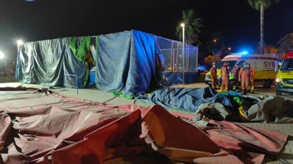 Castelo inflável mata criança após ser atingido por ventos na Espanha