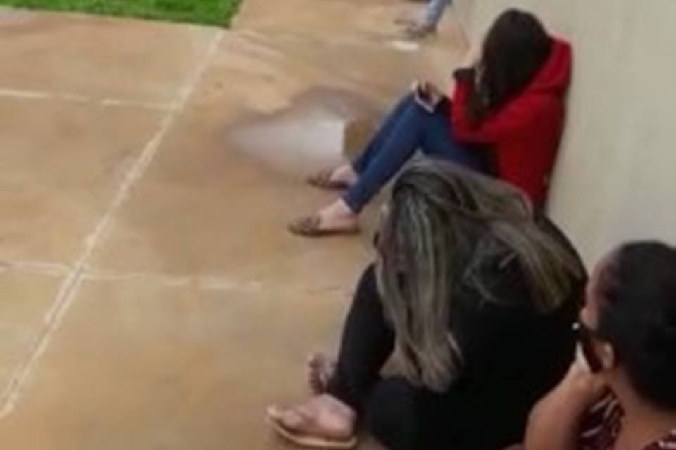 Pacientes na UBS de Ceilândia