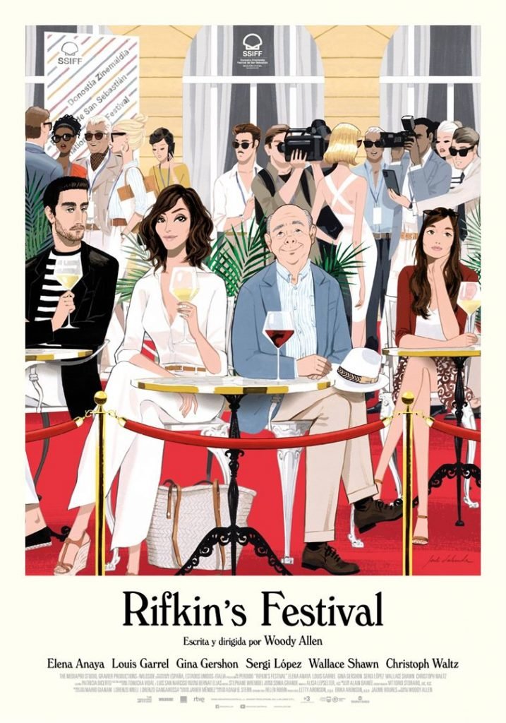 Poster de O Festival do Amor, dirigido e roteirizado por Woody Allen
