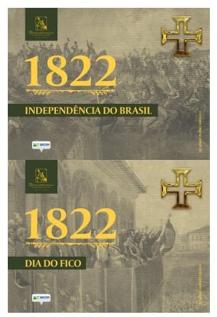 Campanha publicitária colorida