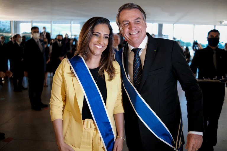 Jair Bolsonaro e Flávia Arruda