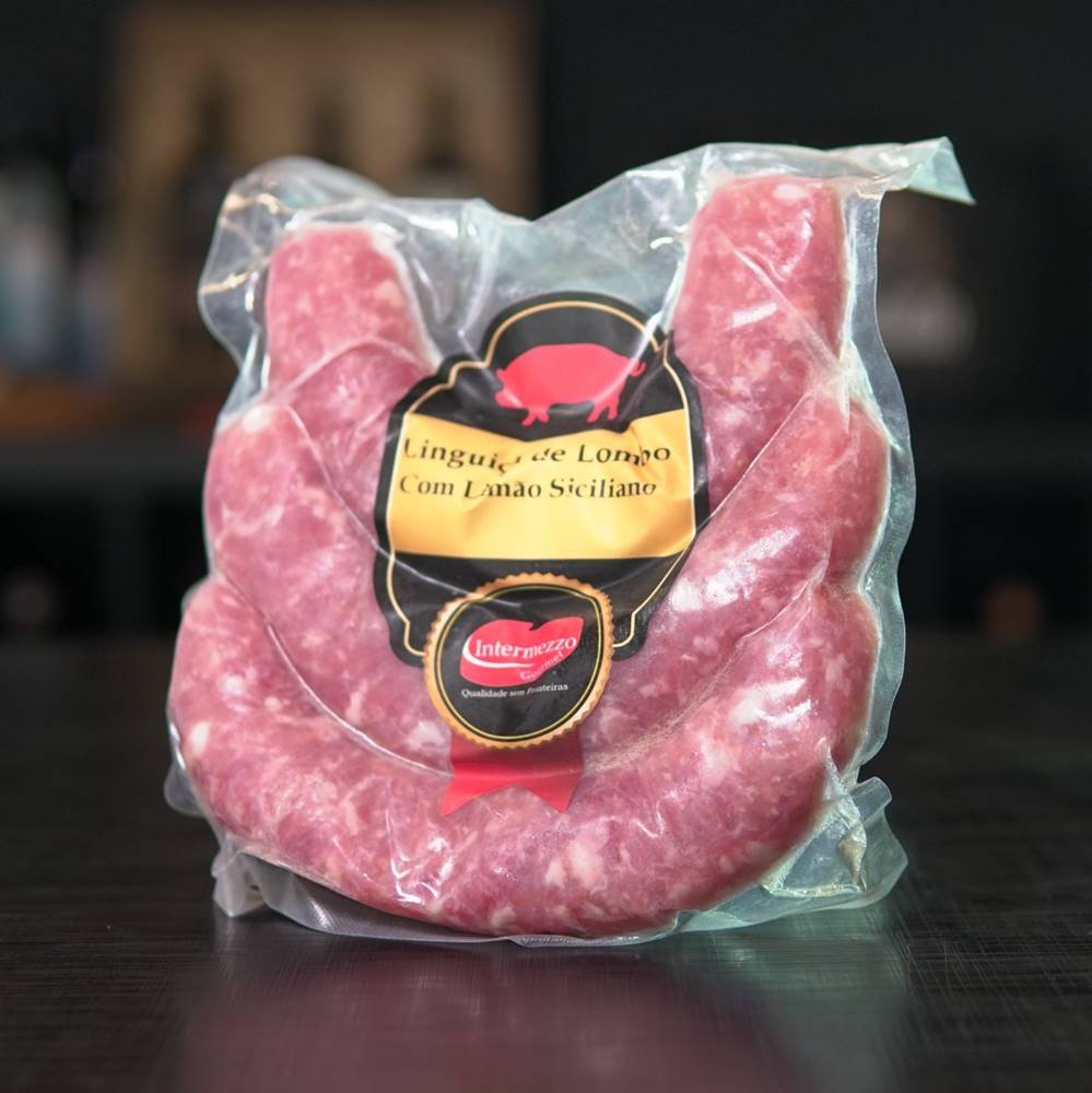 Embalagem com carne a vácuo