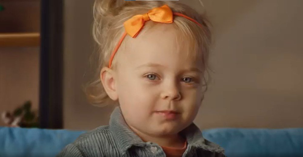 Morgana Secco e Alice, do comercial do Itaú