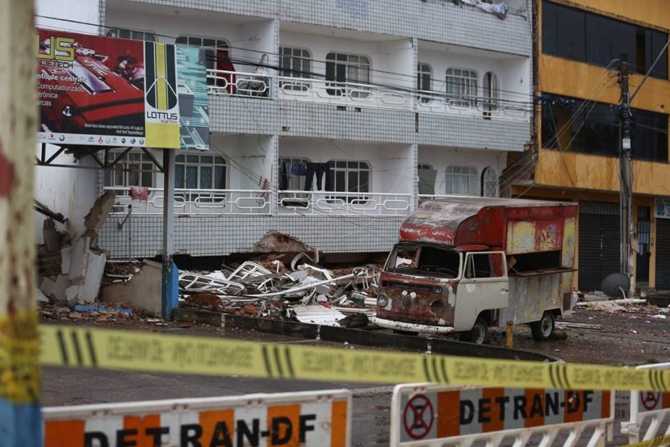 Prédio desaba no DF
