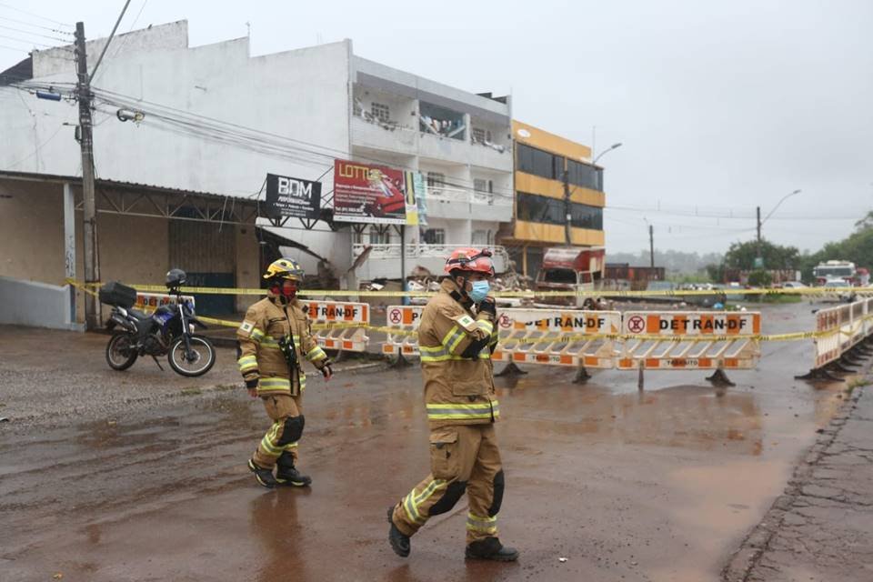 Prédio desaba no DF