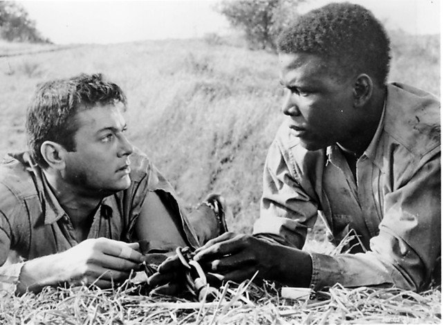 Tony Curtis and Sidney Poitier