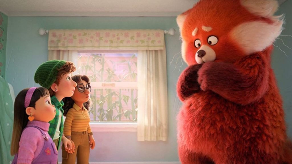 red crescer é uma fera disney pixar
