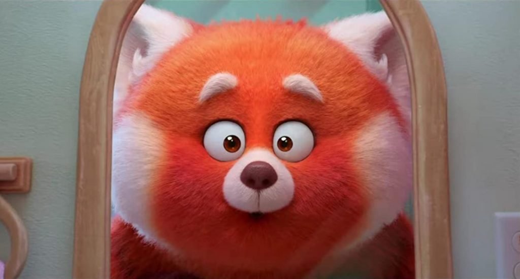 red crescer é uma fera disney pixar