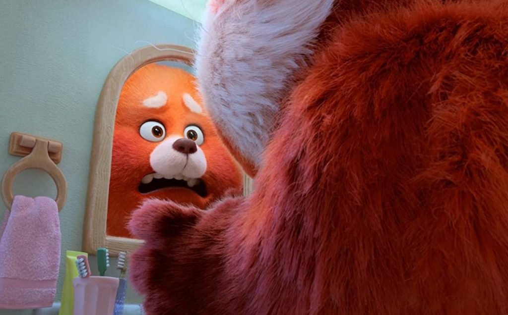 red crescer é uma fera disney pixar