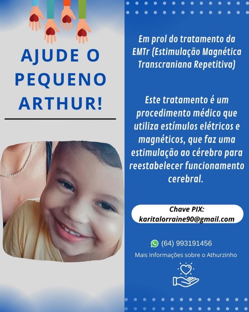 Campanha pede ajuda para tratamento de Arthur