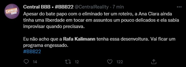 Rafa Kalimann Bate-Papo BBB 1