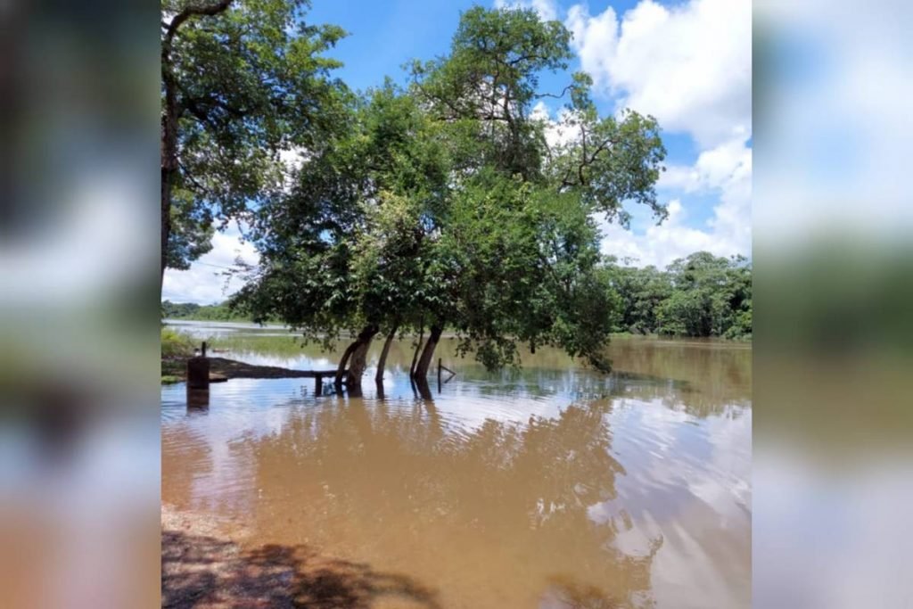 rio araguaia na região da viúva, em nova crixás, goiás, onde antes estava seco