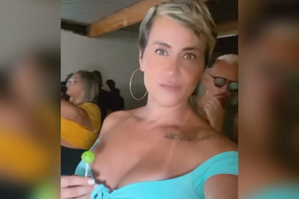 Milena Augusta, vítima de transfobia em bar em Santos (SP)