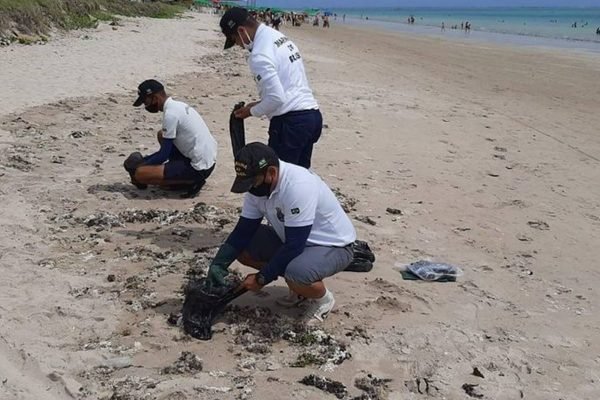 Óleo é encontrado em 7 praias da Paraíba e investigações são iniciadas