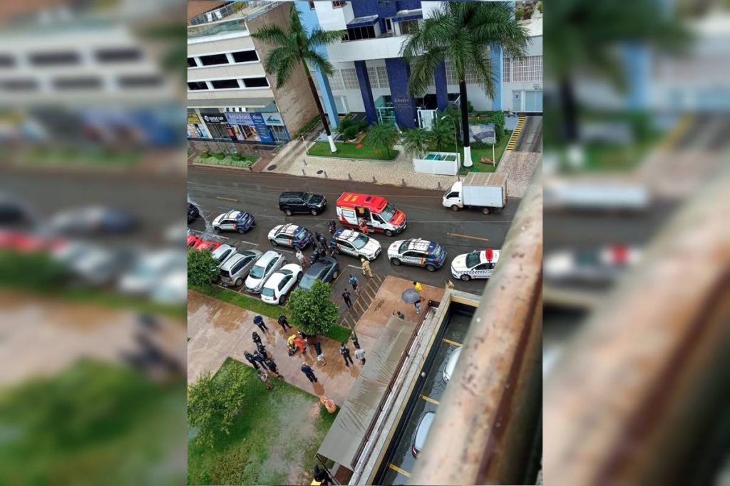Rua em Águas Claras
