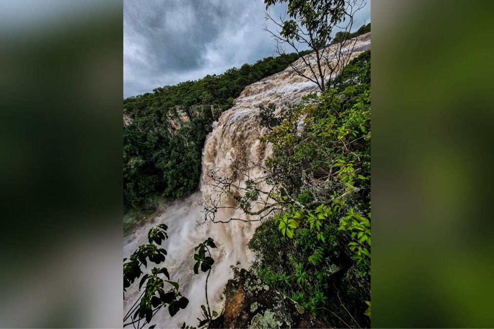 Salto Corumbá Goiás Enchente