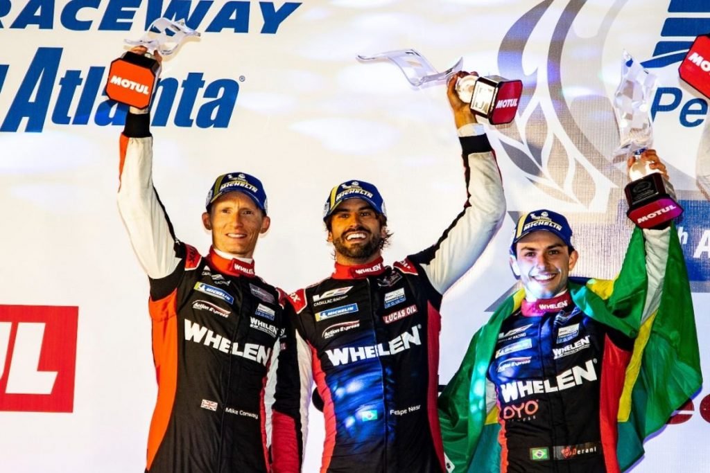 Felipe Nasr comemora título do Campeonato IMSA nos Estados Unidos em 2021