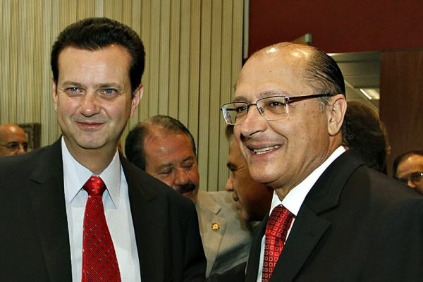 Gilberto Kassab e Geraldo Alckmin em foto de arquivo do Governo de São Paulo