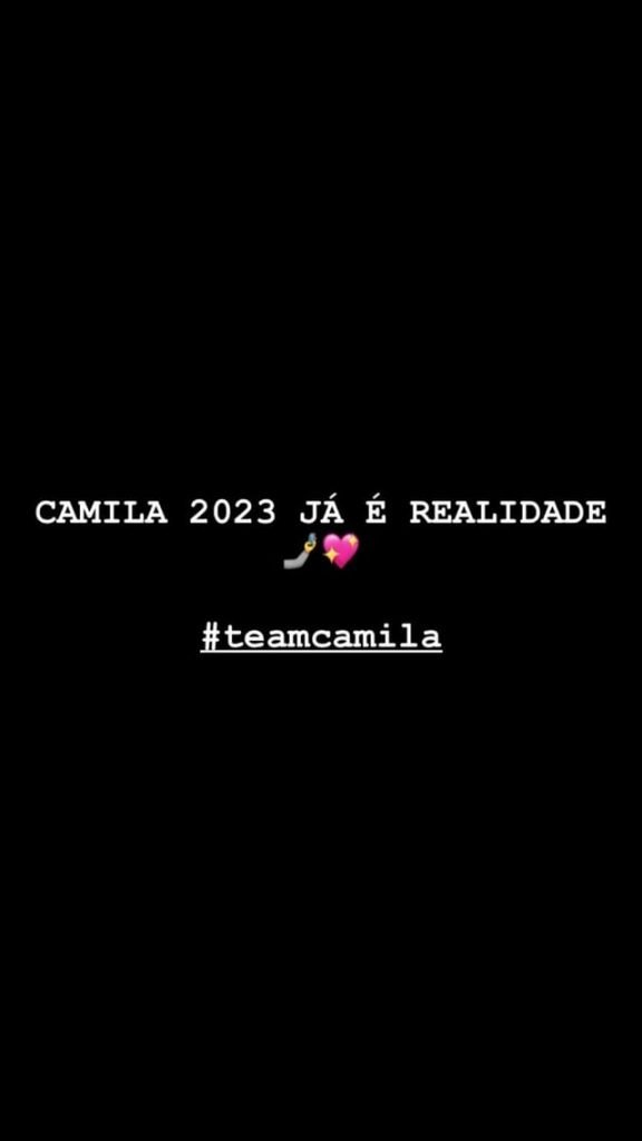Camila brinca nas redes sociais sobre o BBB e viraliza