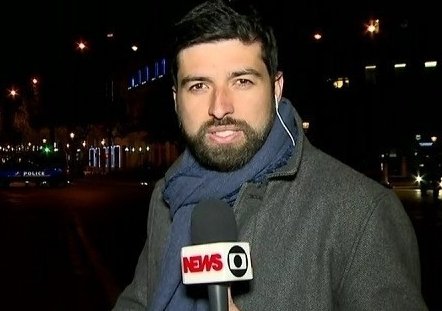 Rodrigo Carvalho, repórter da TV Globo