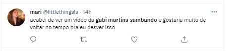 Web critica gabi martins como musa da Vila Isabel