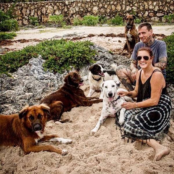 Angela Glover, james e os cachorros