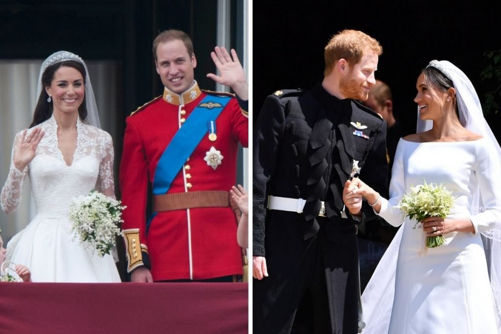 Os vestidos de noiva mais marcantes das princesas da Inglaterra
