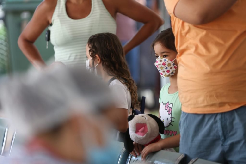 Vacinação de crianças com 6 anos no DF