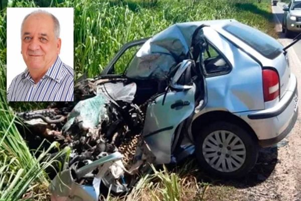Vereador Toninho Professor, de itapaci, goiás, morre em acidente de carro na BR-153