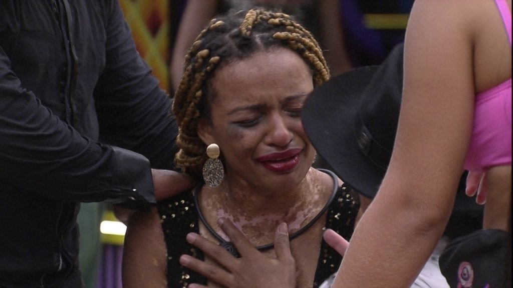 Natália chorando no BBB22