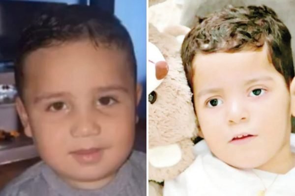José Vitor Xavier Rodrigues, de 2 anos, e Marcos Jhon Marcques da Silva, de 5 anos, vítimas da Covid em Goiás
