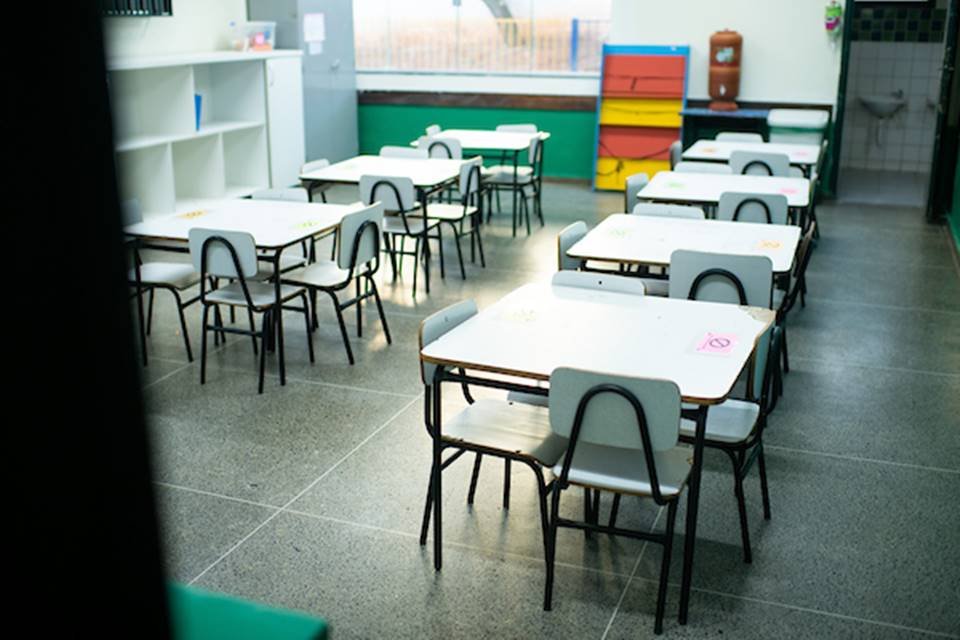 Sala de aula vazia