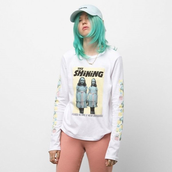 Camiseta da Vans com estampas de filmes de terror