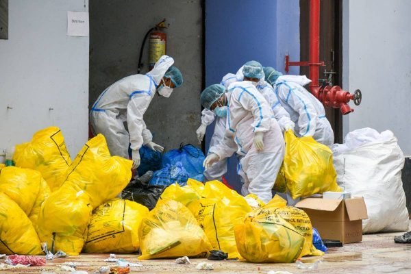 Lixo hospitalar na pandemia da Covid-19