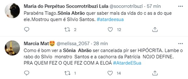Sônia Abrão detona Tiago Abravanel por expor a família de Silvio Santos