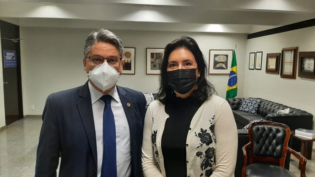Alessandro Vieira e Simone Tebet