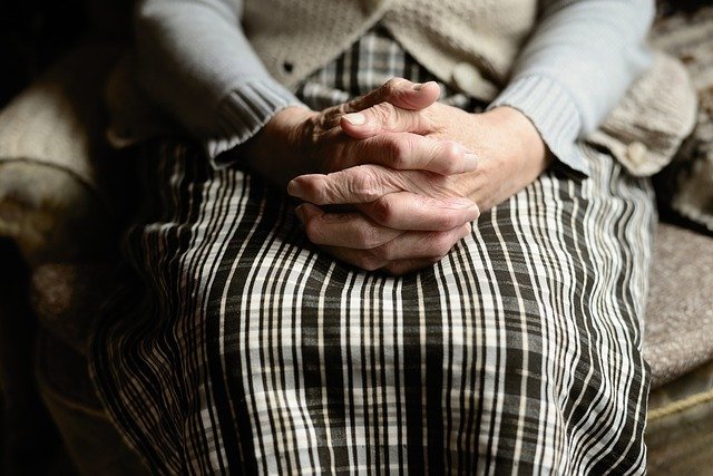 Color photograph of female hand