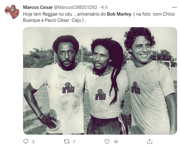 Bob Marley homenageado