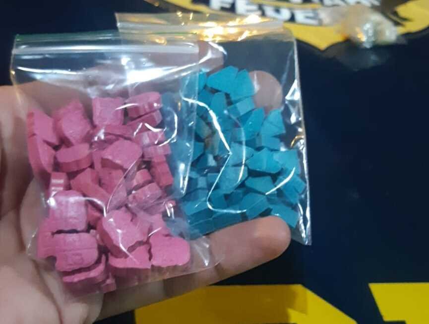 PRF prende homem com quase 500 comprimidos de ecstasy