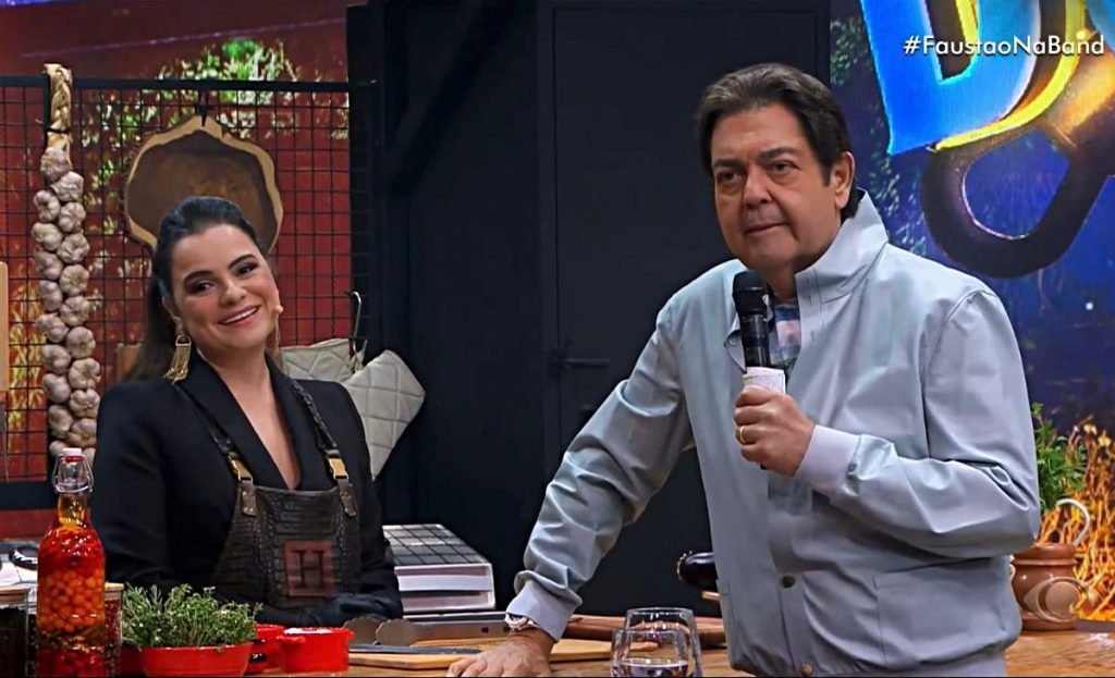 Helô Palácio e Faustão