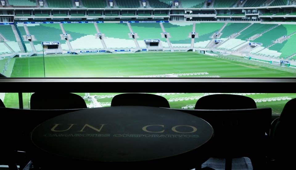 Camarote Unyco está presente nos 11 principais estádios de futebol do país