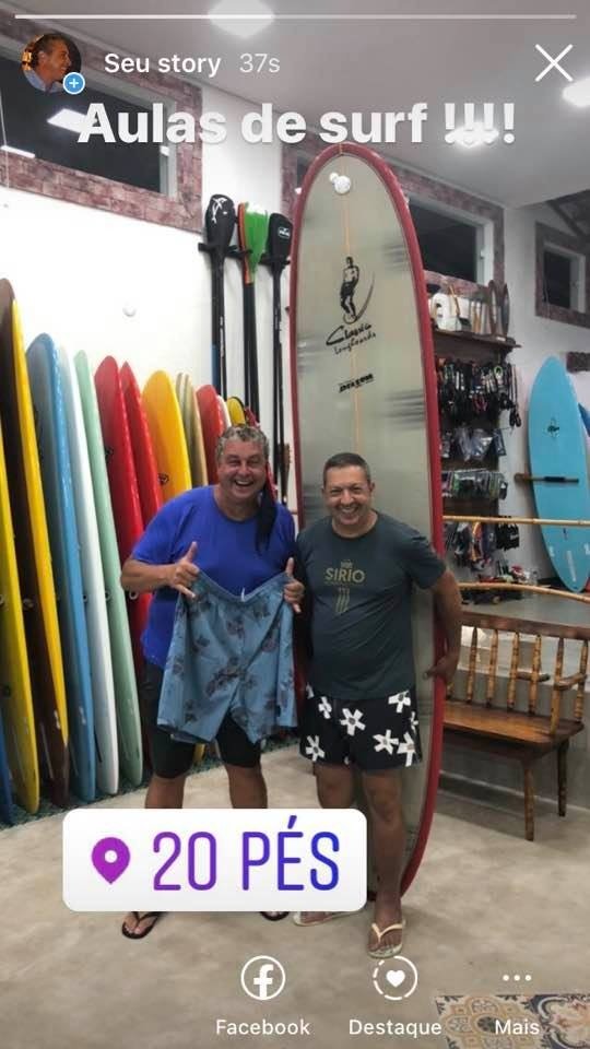 O empresário Marcelo Izar Neves, dono dos camarotes Unyco, e o deputado federal Ricardo Izar (PP-SP), primo dele