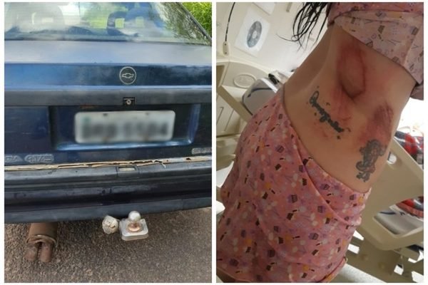 Marcelo Bogaz, de 43 anos, amarrou o pescoço da namorada de 30 anos com uma mangueira no engate do carro