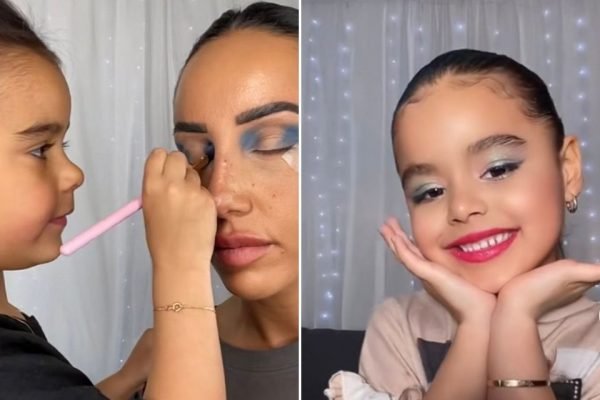 Menina de 5 anos é sucesso no TikTok ao fazer maquiagens artísticas – Nova  Mulher